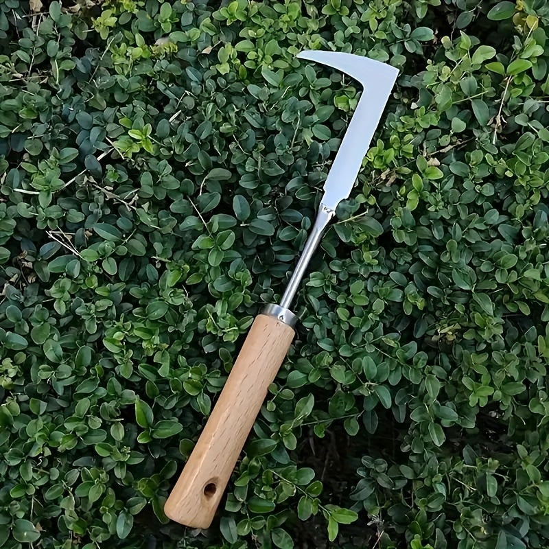 Stainless Steel Weeding Tool for Digging Herbs and Soil Gardening Hand Tool
