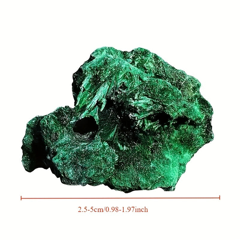 Muestra de piedra de malaquita natural para decoración del hogar y diseño de interiores