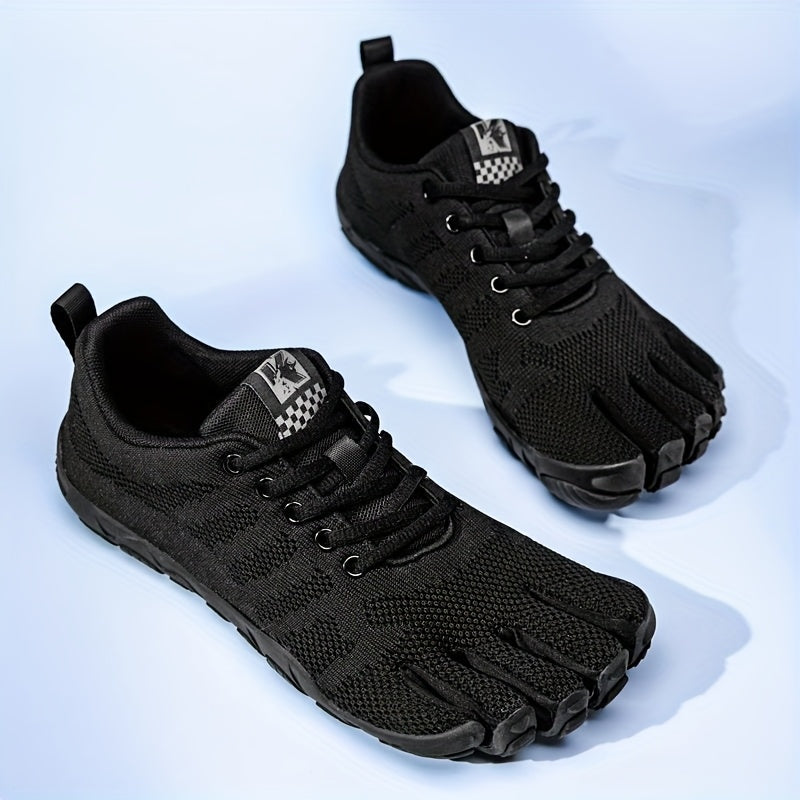 Men's Women's Lightweight Anti-Slip Five-Toe Athletic Shoes, Breathable, Cushioned, All-Season