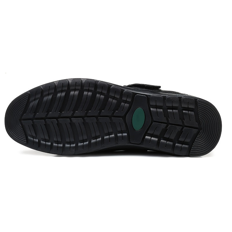 Sandalias de playa para hombre de verano, casuales, de punta cerrada, con suela de goma perforada para senderismo