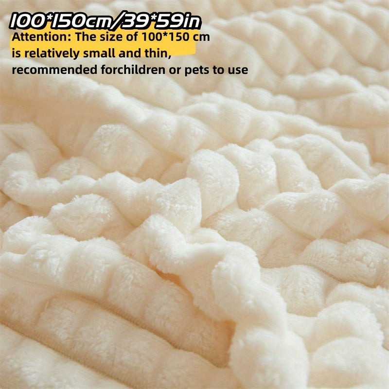 Manta de felpa ultra suave amarilla para sofá, cama y viaje, comodidad acogedora