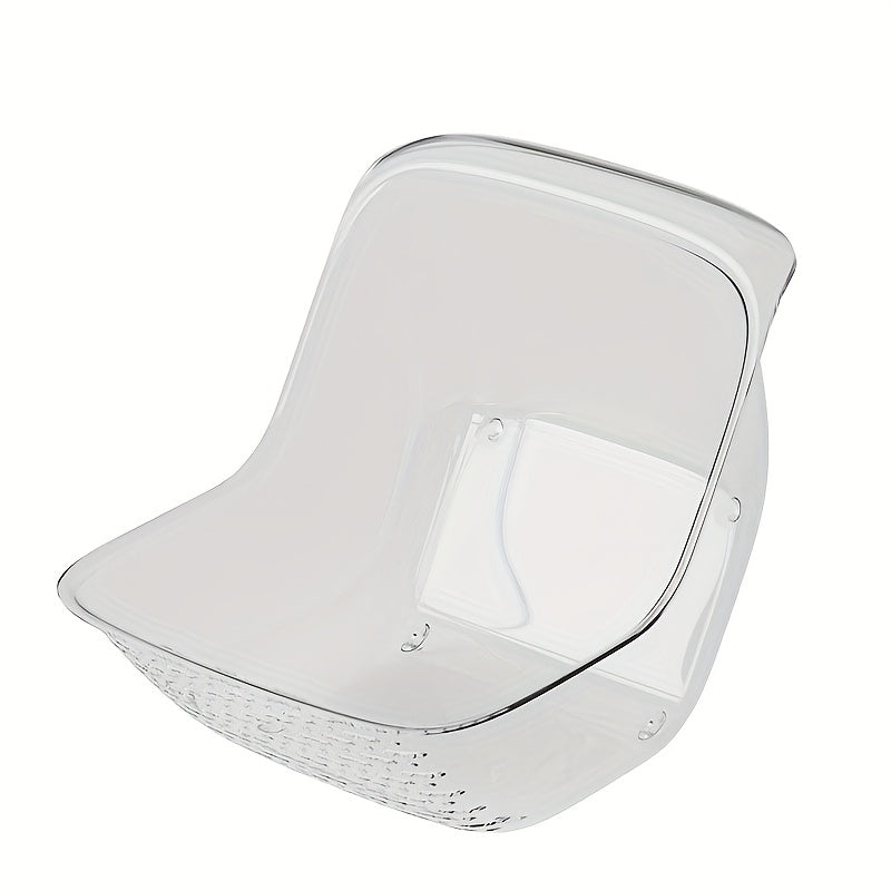 Clear Plastic Collapsible Colander Food-Grade Basket for Washing and Draining