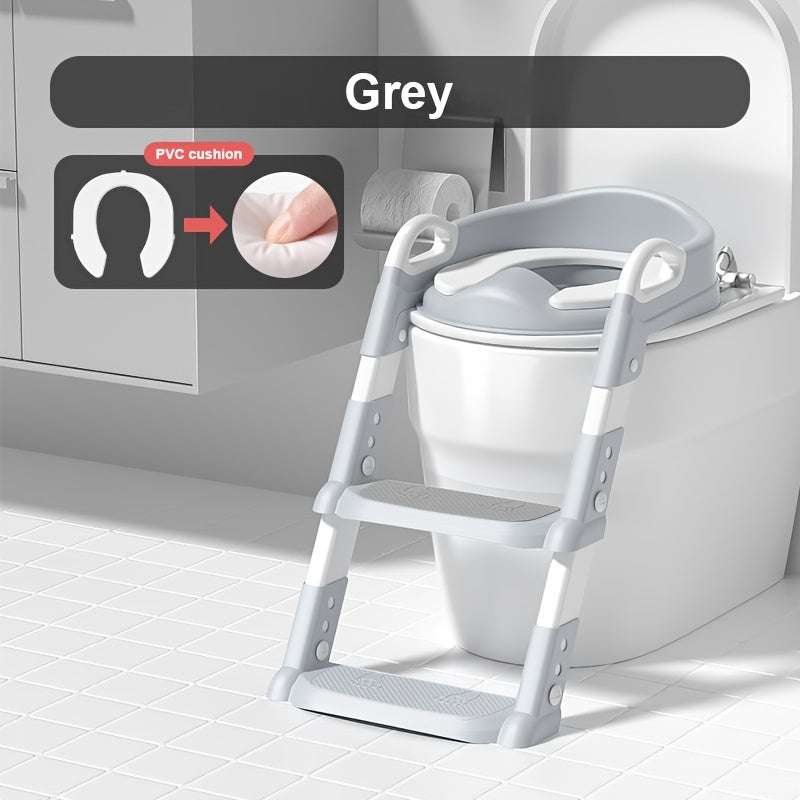 Children's Foldable Toilet Seat with Ladder for Potty Training