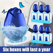 Автоматические пакеты для очистки унитаза с цветочным ароматом, устранитель запахов, удалитель пятен