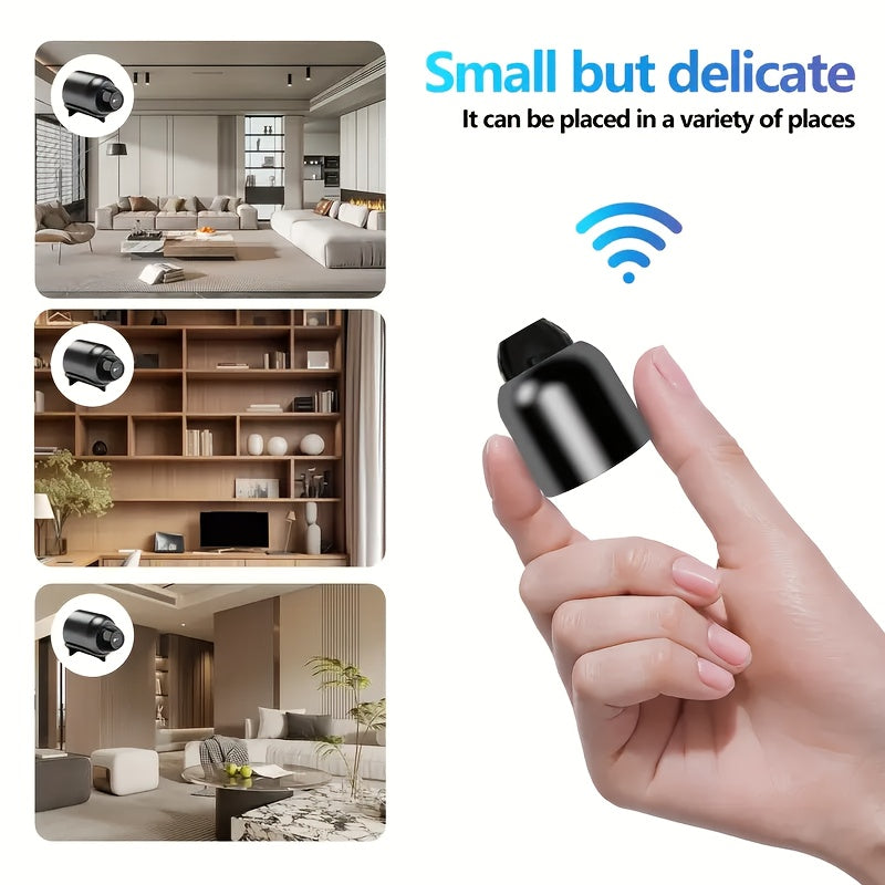 Small WiFi Security Camera 480P HD Motion Detection Remote Viewing USB Powered