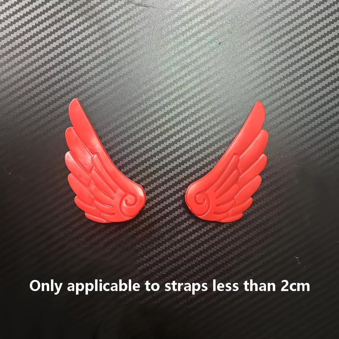Women's Shoe Accessories Removable PVC Angel Wings Heel Decorations for Hole Shoes