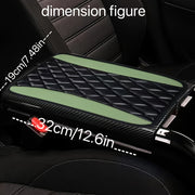 Universal PU Leather Armrest Box Cover Non-Slip Center Pad for All Seasons