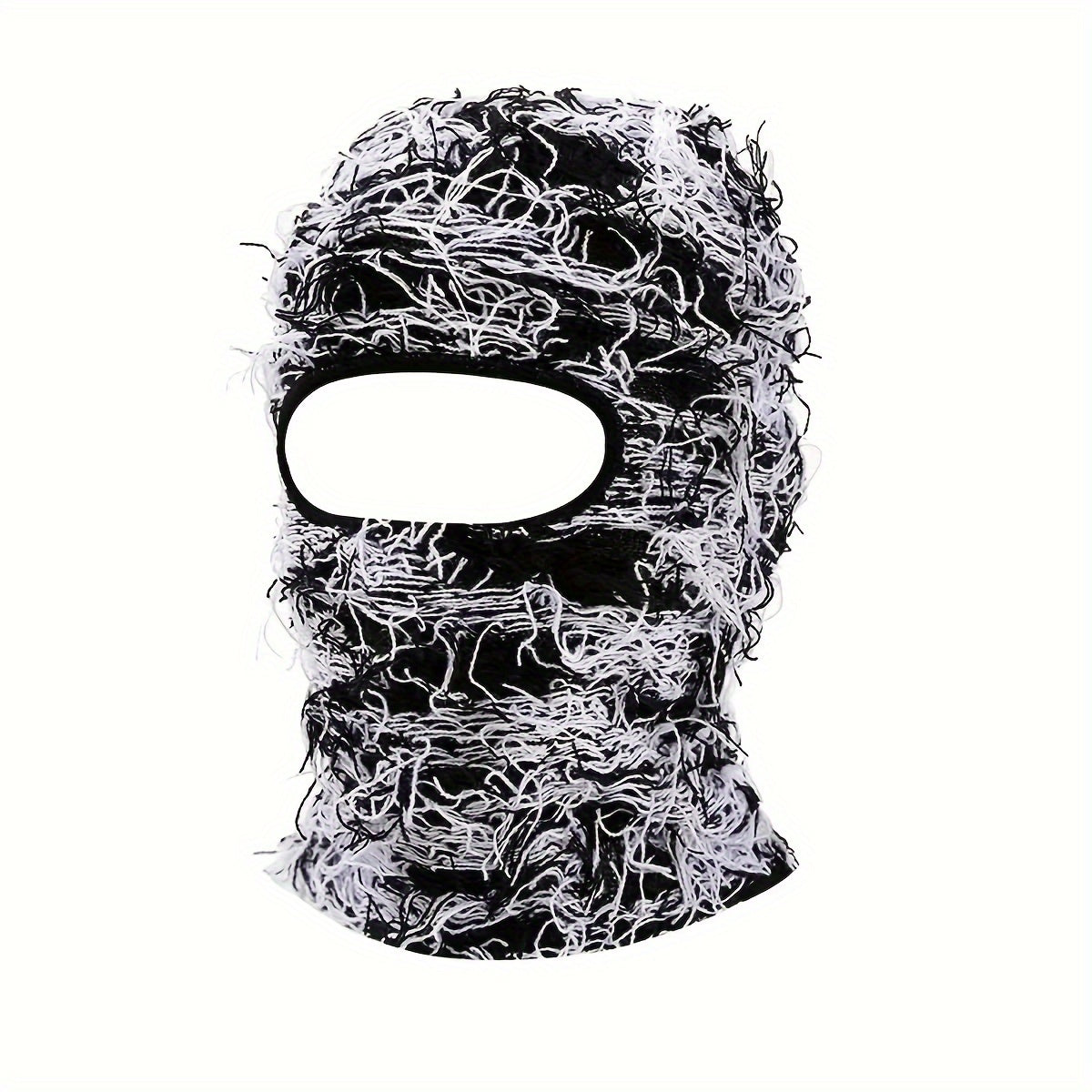 Unisex Tie-Dye Acrylic Knit Face Mask Balaclava Ski Windproof Cap Breathable and Insulating