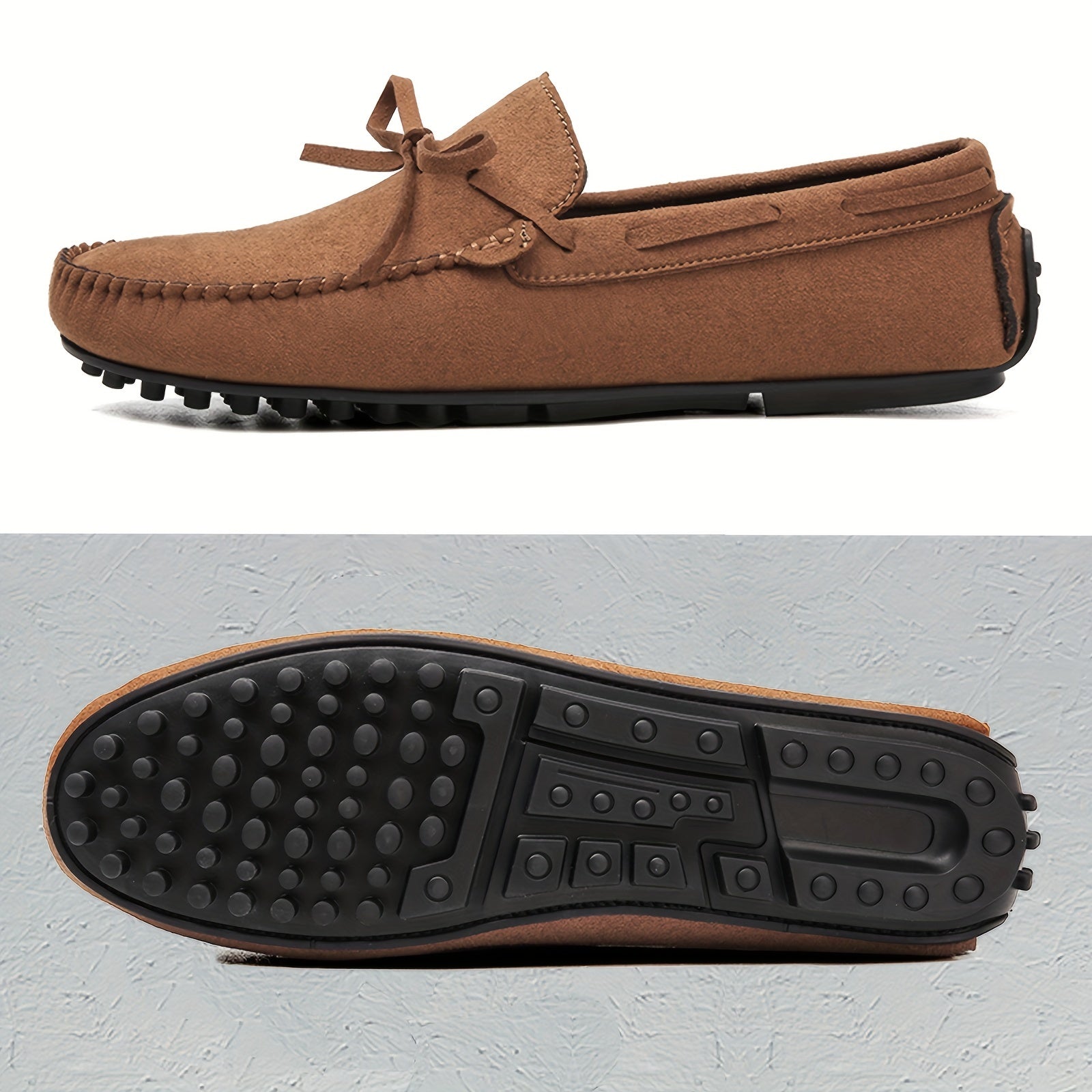 Men's Slip-On Indoor Outdoor House Shoes Solid Fiber Rubber Casual Comfortable