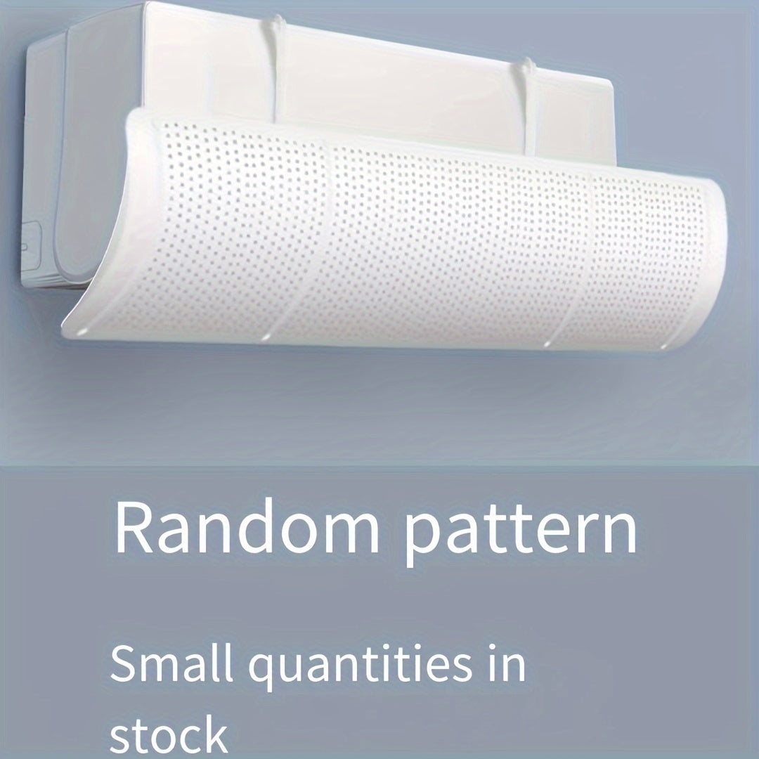 No Power Air Conditioner Wind Deflector with Dust Cover for Children Easy Hang