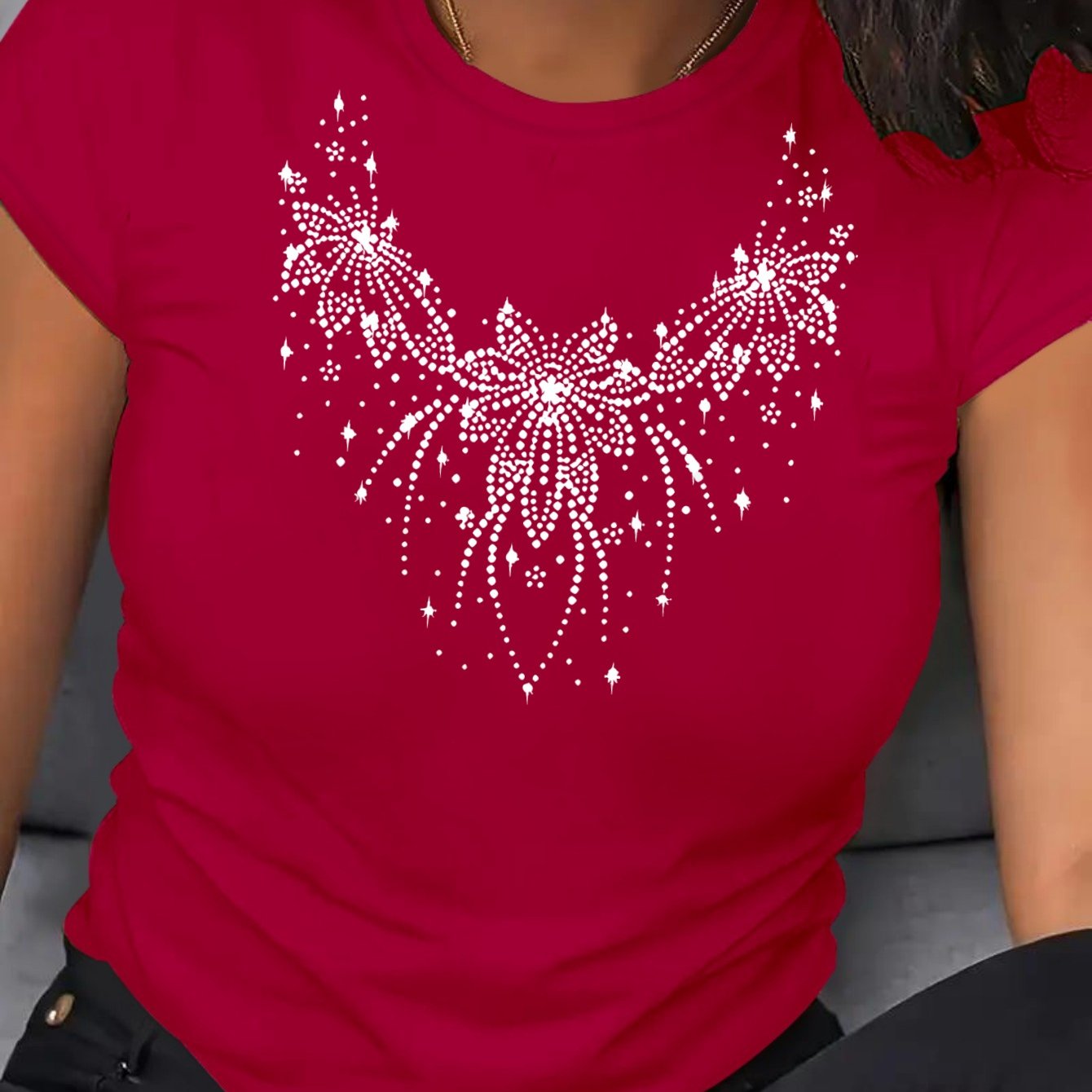 Women's Loose Large Size T-Shirt Breathable Casual Short Sleeve Spring Summer