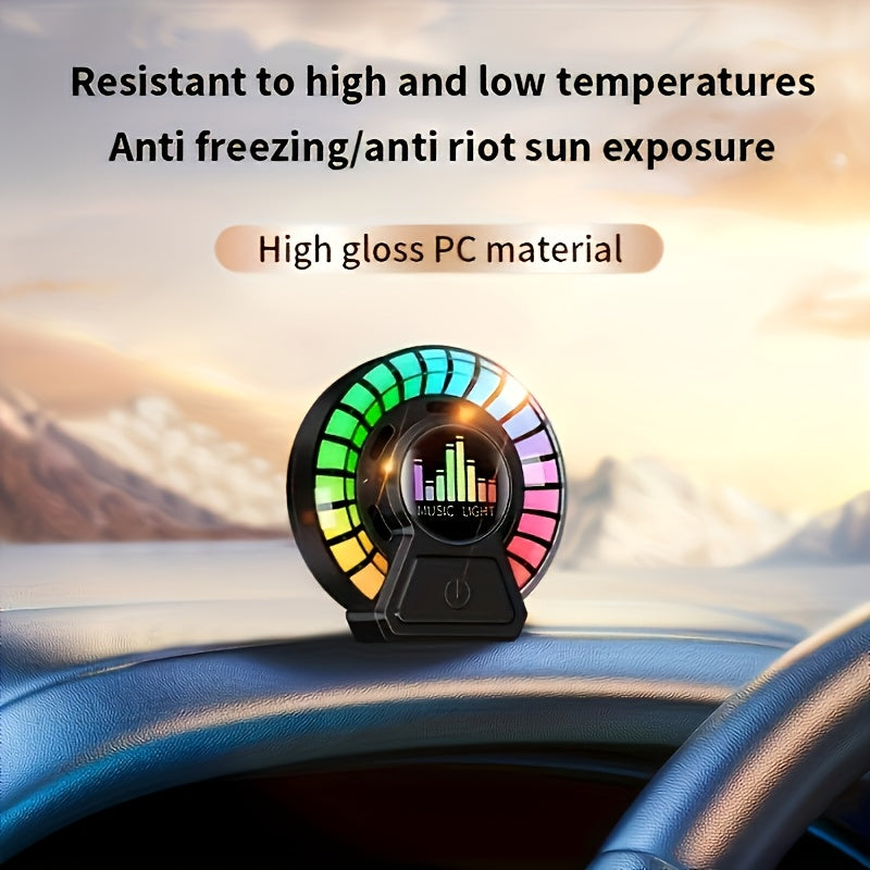 Smart Voice Control Car Aromatherapy Diffuser with Dynamic Rhythm Light and Fragrance Dispenser
