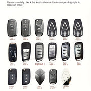 Car Key Cover Chain Protector for SUV Sedan Keychain Accessories Black Rubber