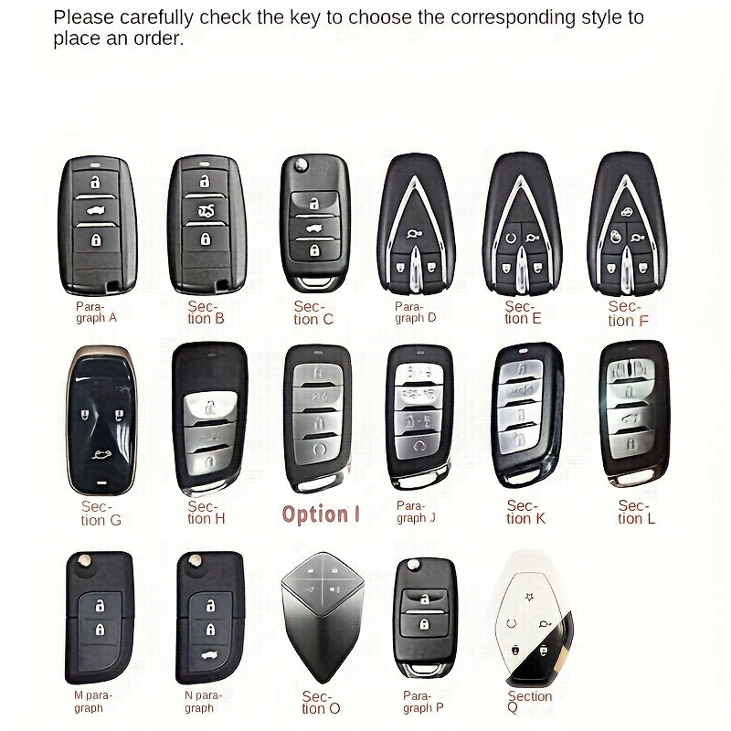 Car Key Cover Chain Protector for SUV Sedan Keychain Accessories Black Rubber