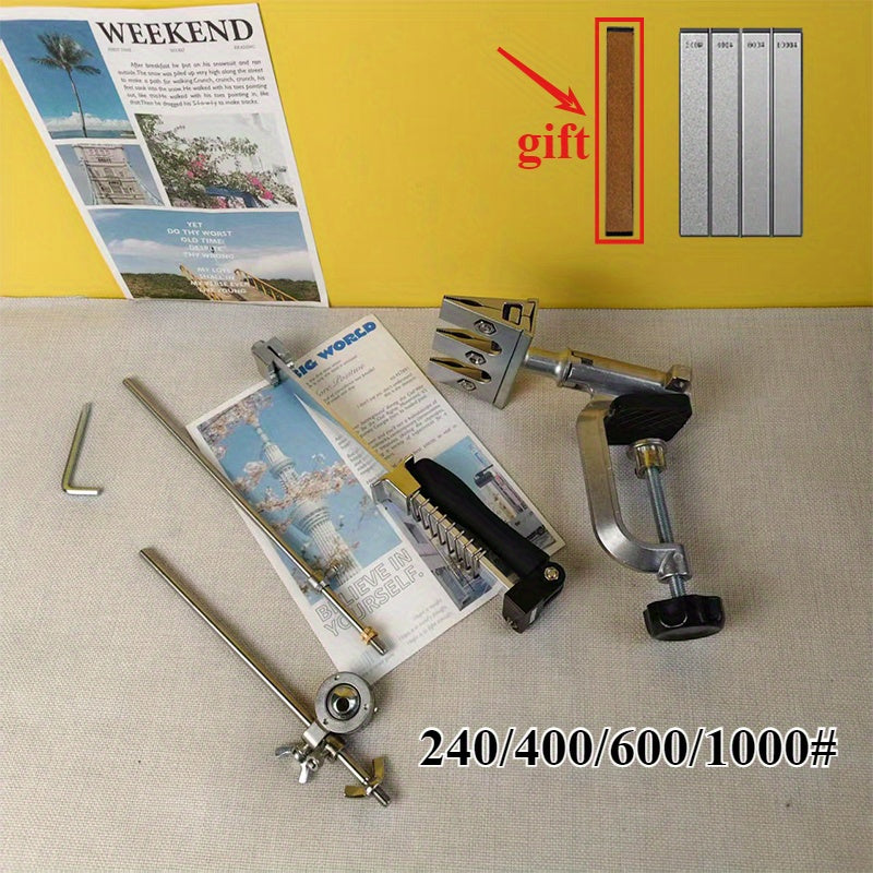 2025 Professional Apex Sharpener Tool Set with Stone and Angle System