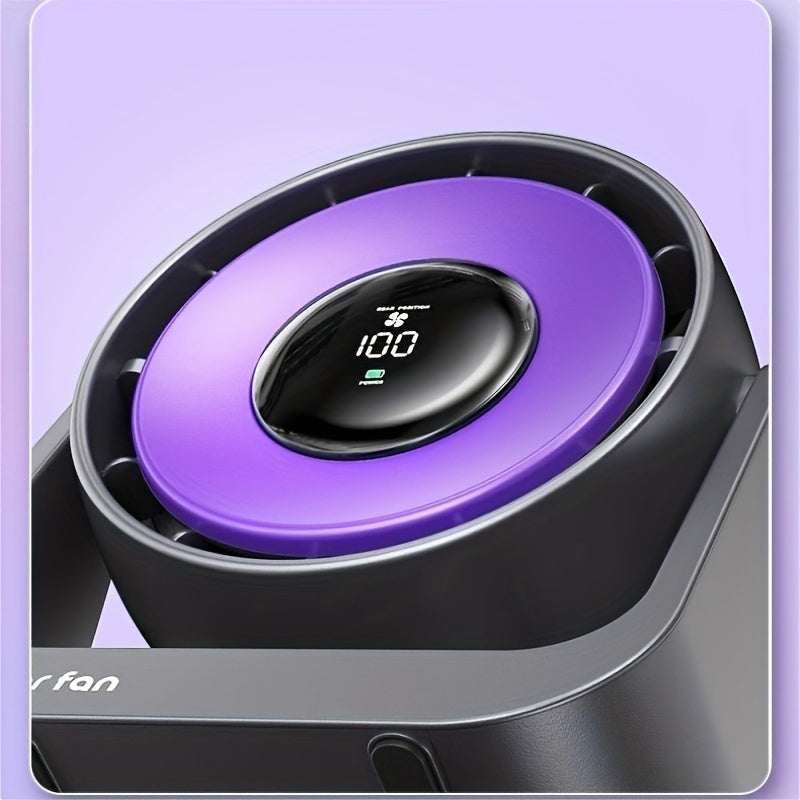 Ventilador digital de escritorio con tema hawaiano, alimentado por USB, de plástico, estilo romántico