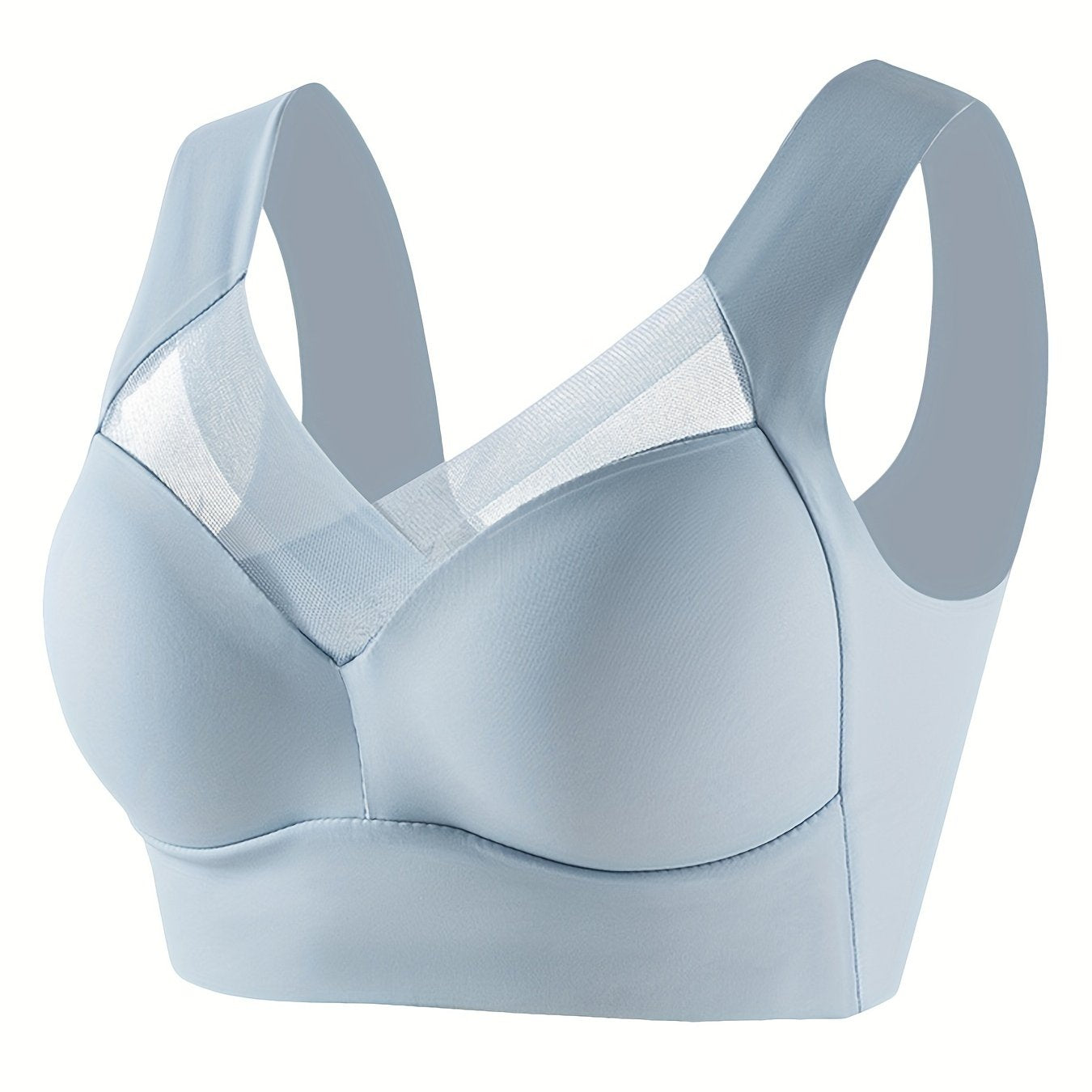 Women's Mesh Wireless Bra Comfortable Full Coverage Lingerie