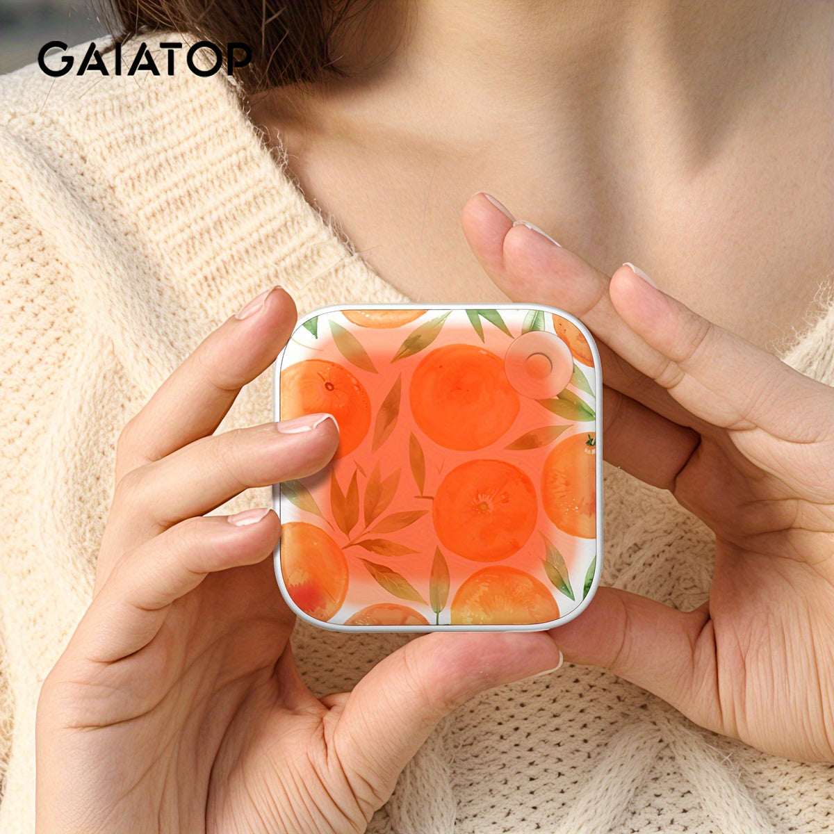 Rechargeable Hand Warmer Portable Pocket Heater Dual-Sided USB Charging