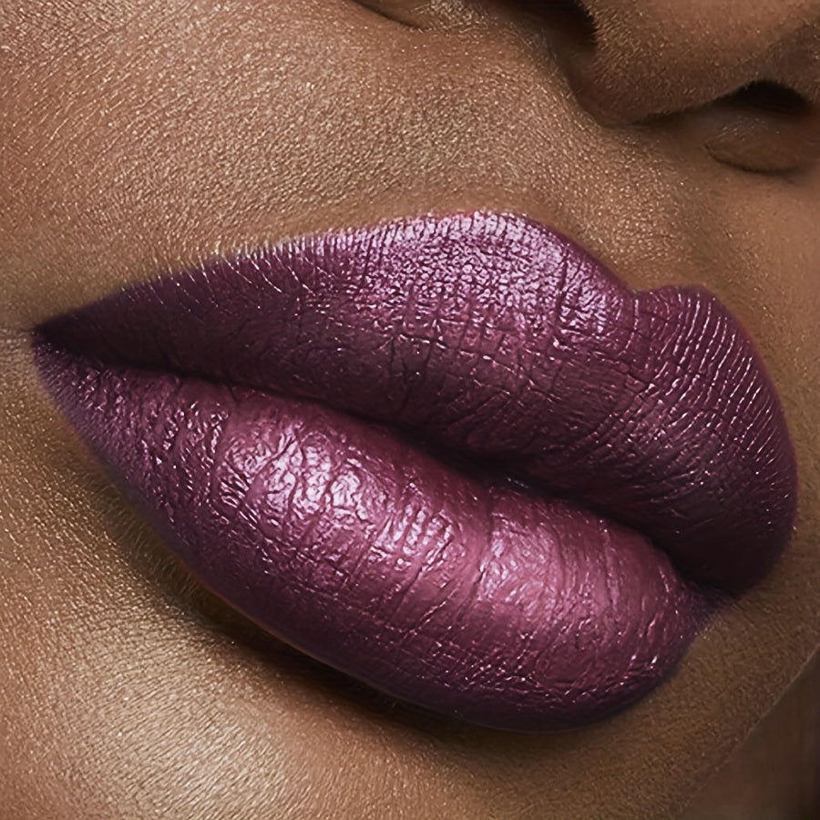 Женская глянцевая фиолетовая помада с длительным увлажнением и стойким цветом