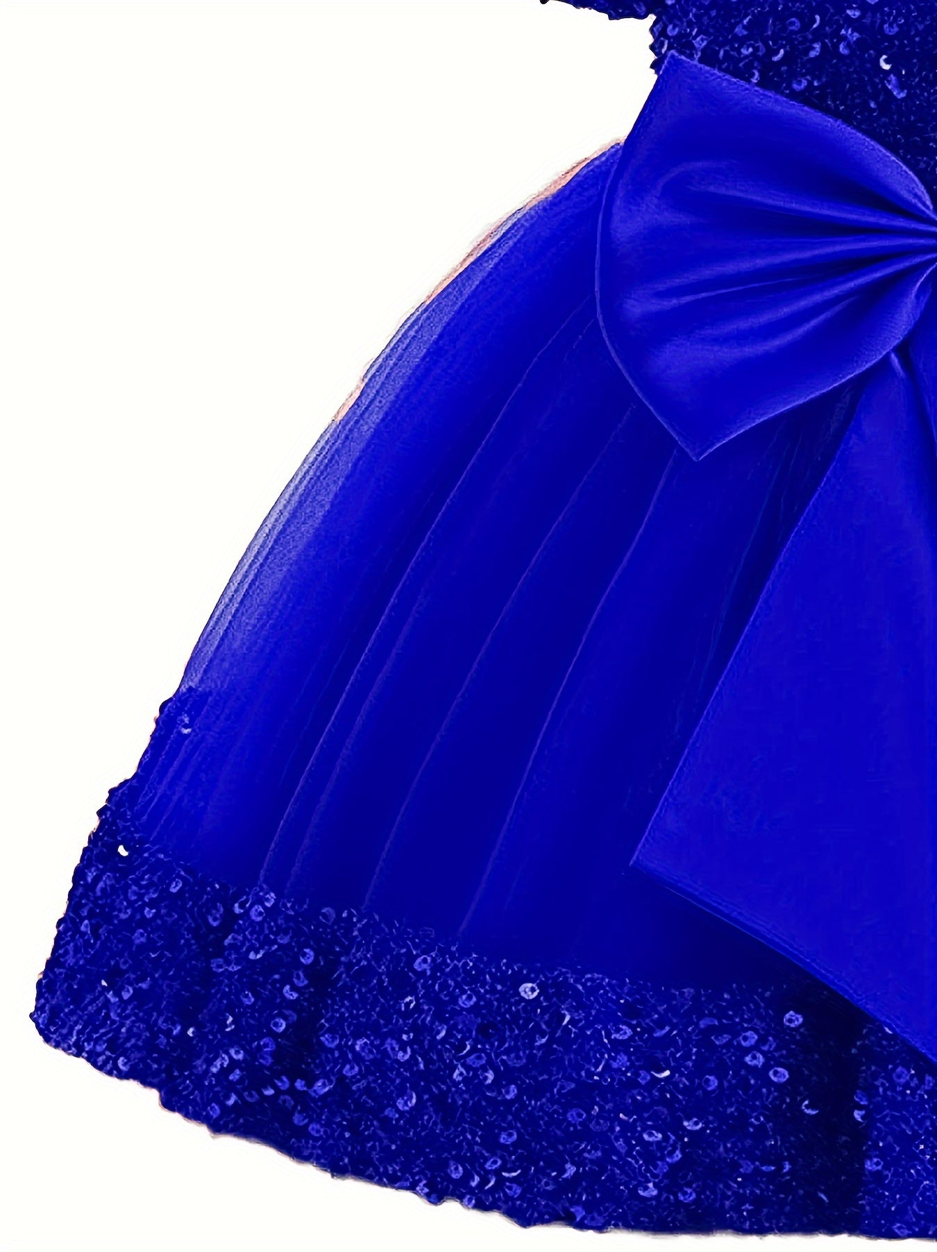 Girls Red Princess Dress with Sequin Tulle Overlay Boho Style for All Seasons