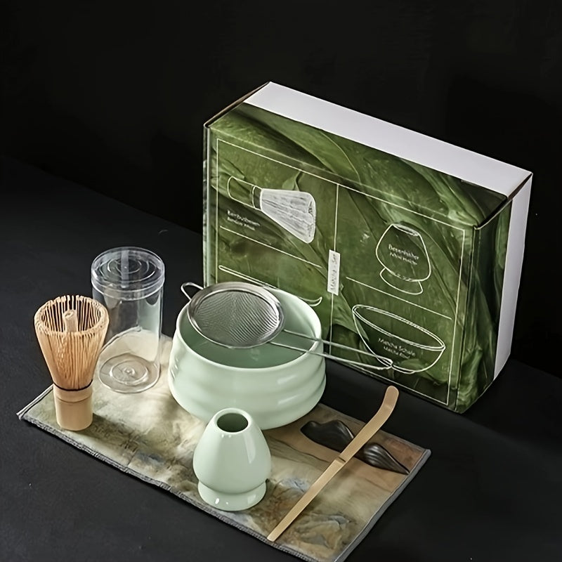 Complete Matcha Tea Tools Set with Bowl and Utensils for Home Tea Parties