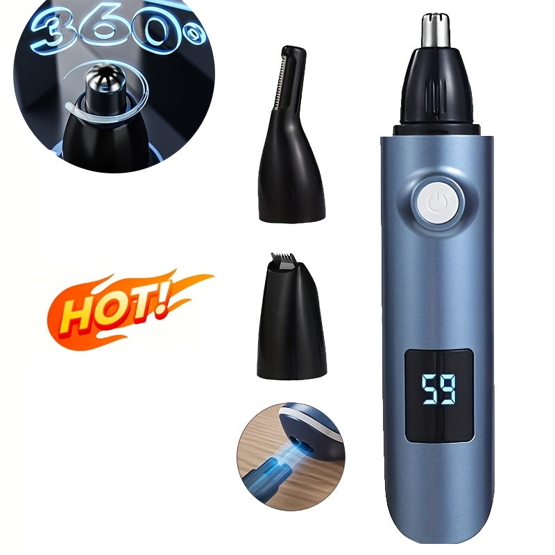 Беспроводной триммер для ушей, носа и волос — портативный инструмент для ухода за мужчинами и женщинами, аккумуляторный