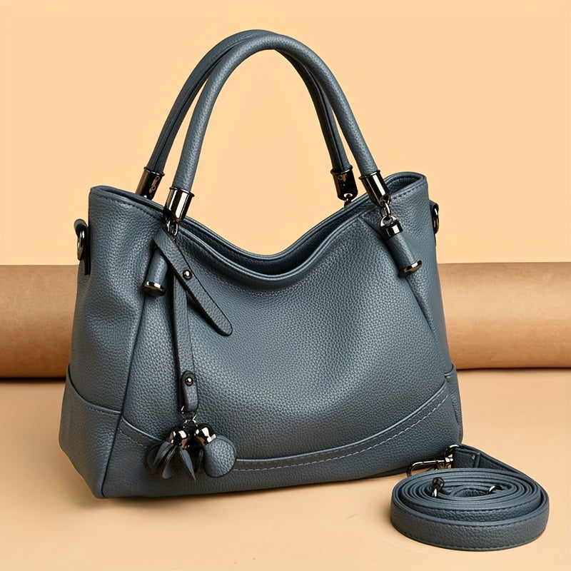 Стильная стеганая сумка для женщин с регулируемым ремнем, застежкой на молнии, полиэстеровой подкладкой, отделкой краев и дизайном на одно плечо.