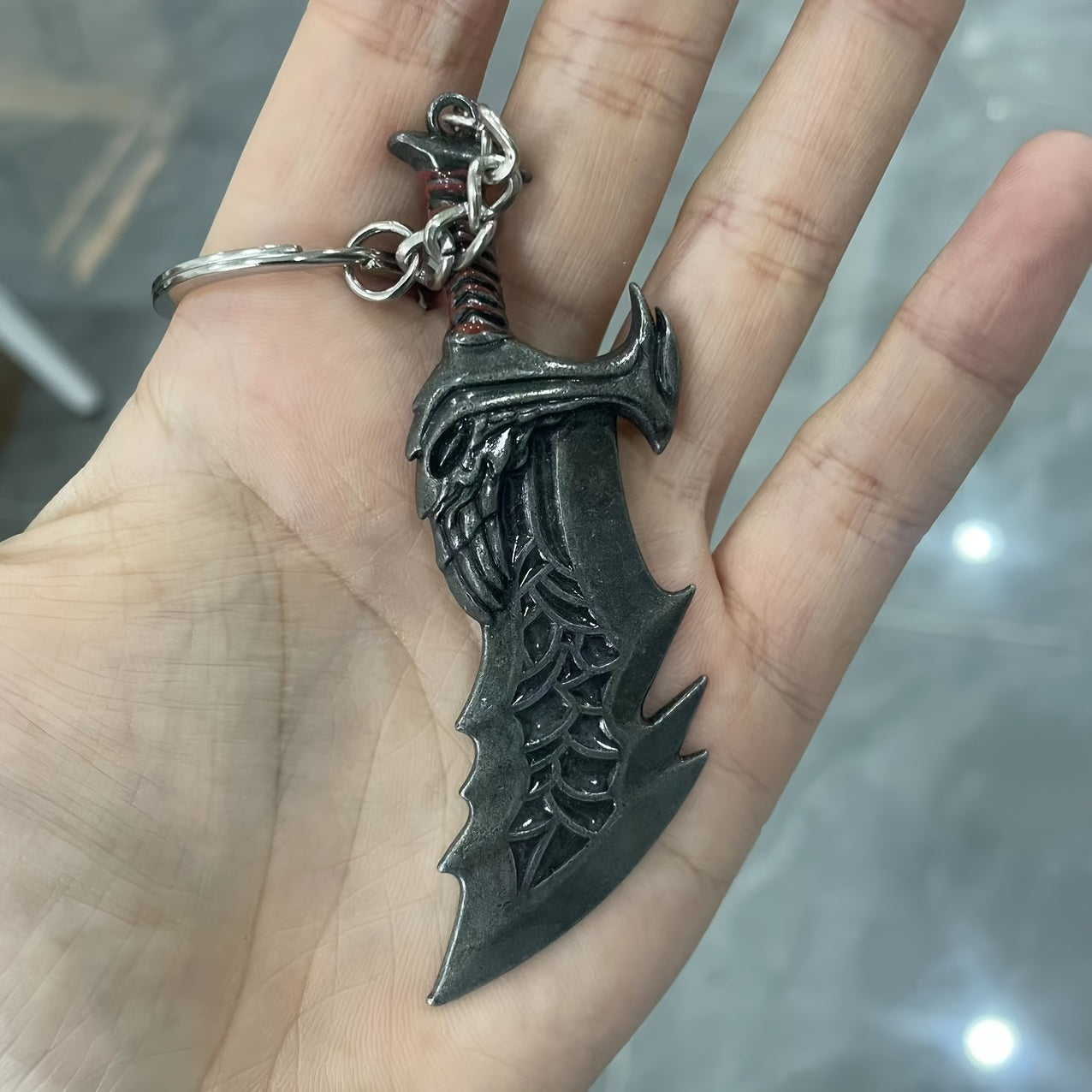 Unisex Anime Sword Keychain Plastic Decorative Cute Collectible