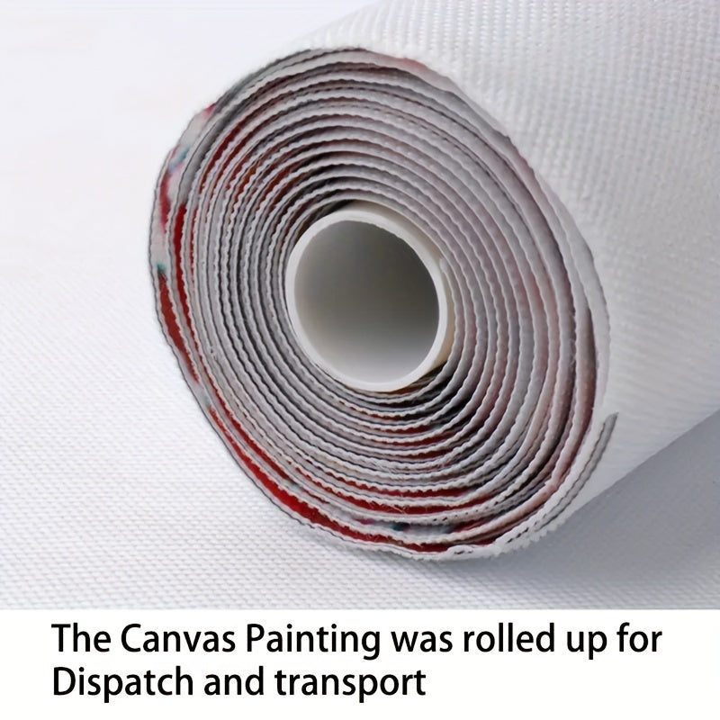 Abstract Ribbon Canvas Wall Art for Living Room Bedroom Bathroom Office Decor No Frame