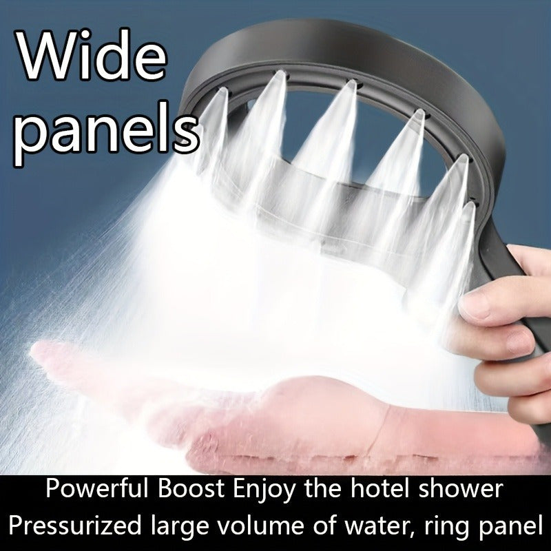 Душевая насадка для воды с экономией воды, с высоким давлением, туманным распылением, дизайном в виде звездного кольца
