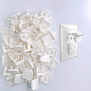 Pack of 60 White Childproof Outlet Covers Electrical Plug Protectors Safety Caps