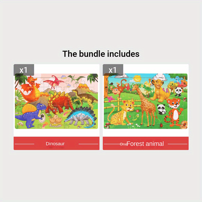 30-детальный деревянный пазл с динозаврами для детей, образовательная игрушка с красочной картой