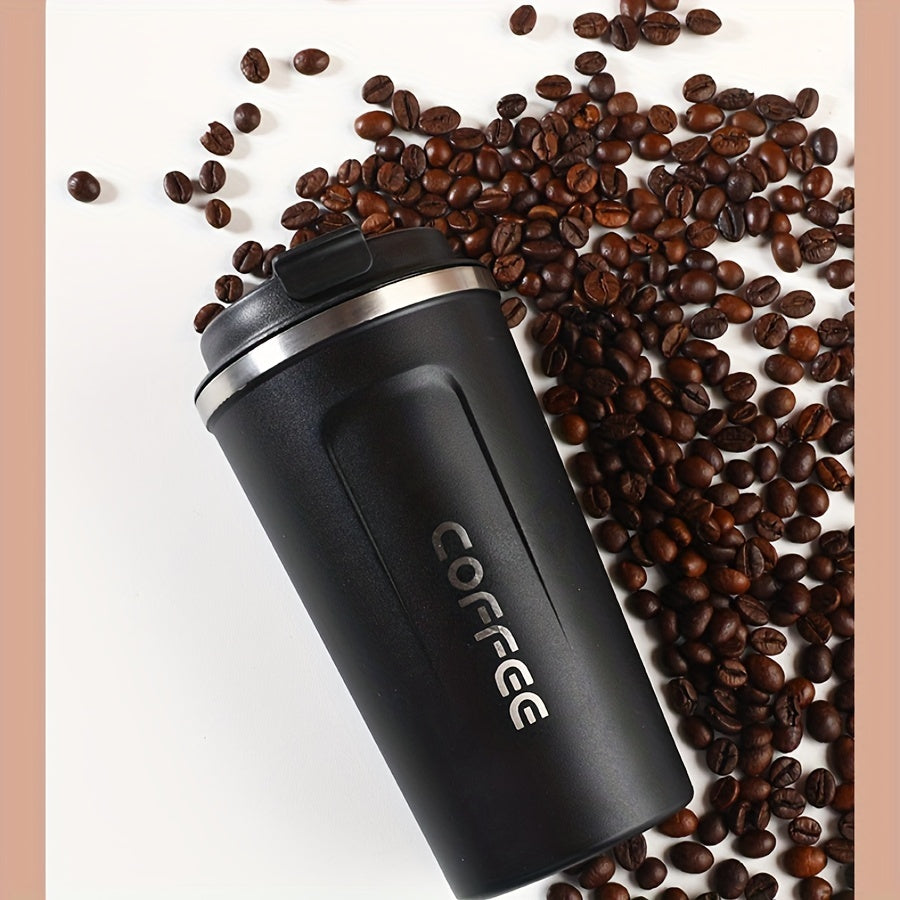 Insulated Stainless Steel Travel Mug 380ml 510ml Double Wall Hot Cold Reusable