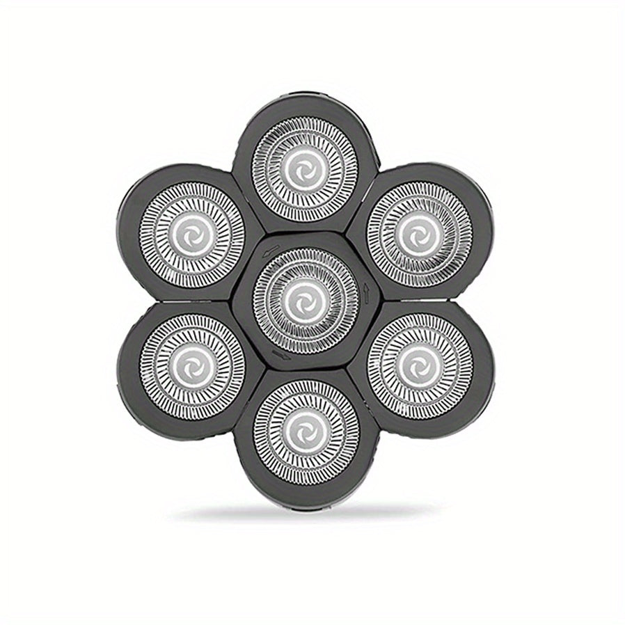 Заменяемые головки для электробритвы с 7 лезвиями для бритья головы и лица