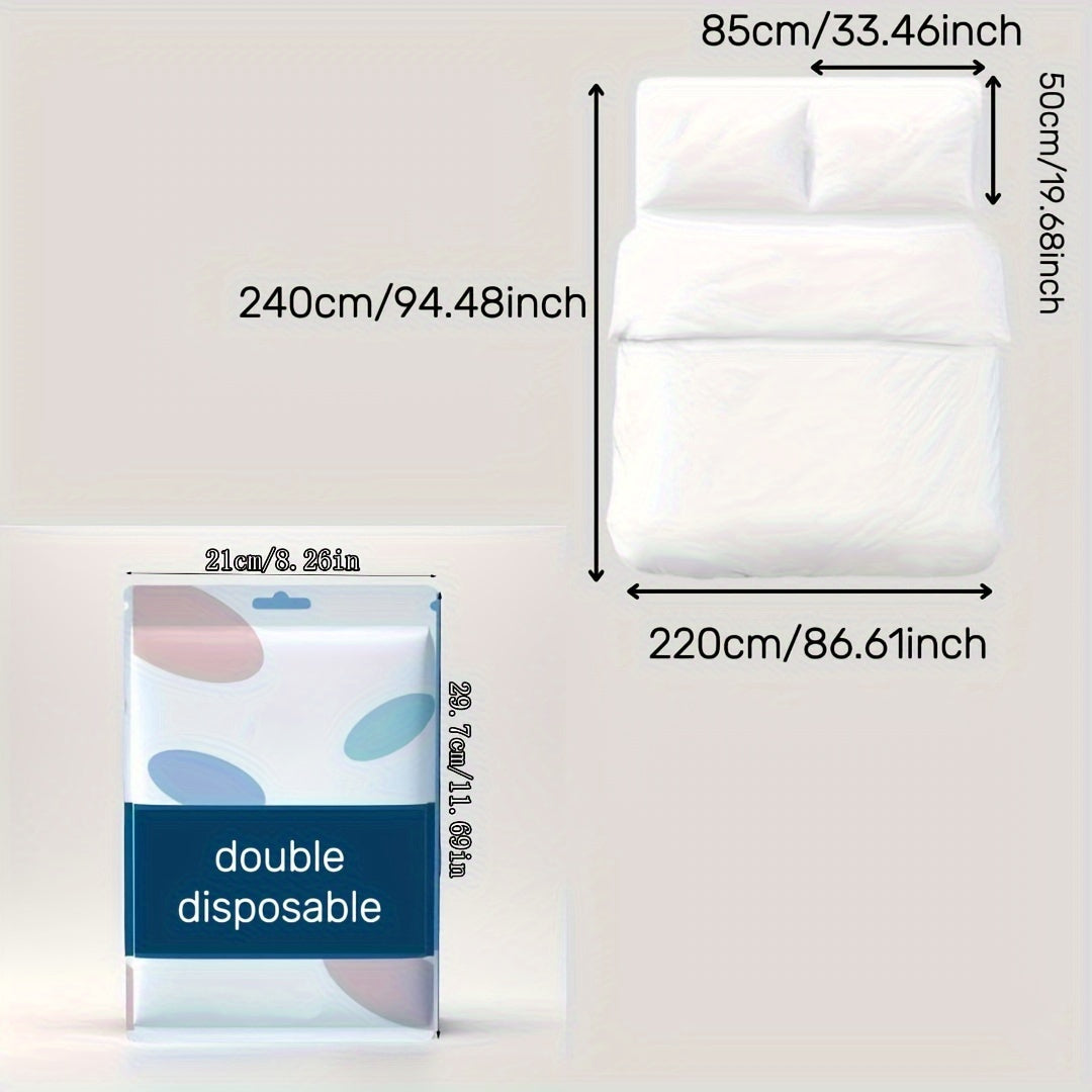 Geometric Printed Bedding Set for Single or Double Beds Includes Pillowcase Sheet Quilt Cover Non-Woven Fabric Machine Washable Stain-Resistant