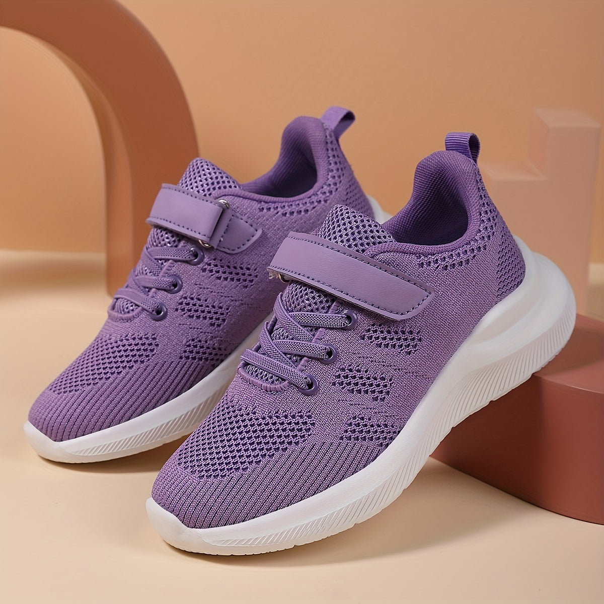 Girls Lightweight Breathable Sneakers for Outdoor Jogging and Casual Wear