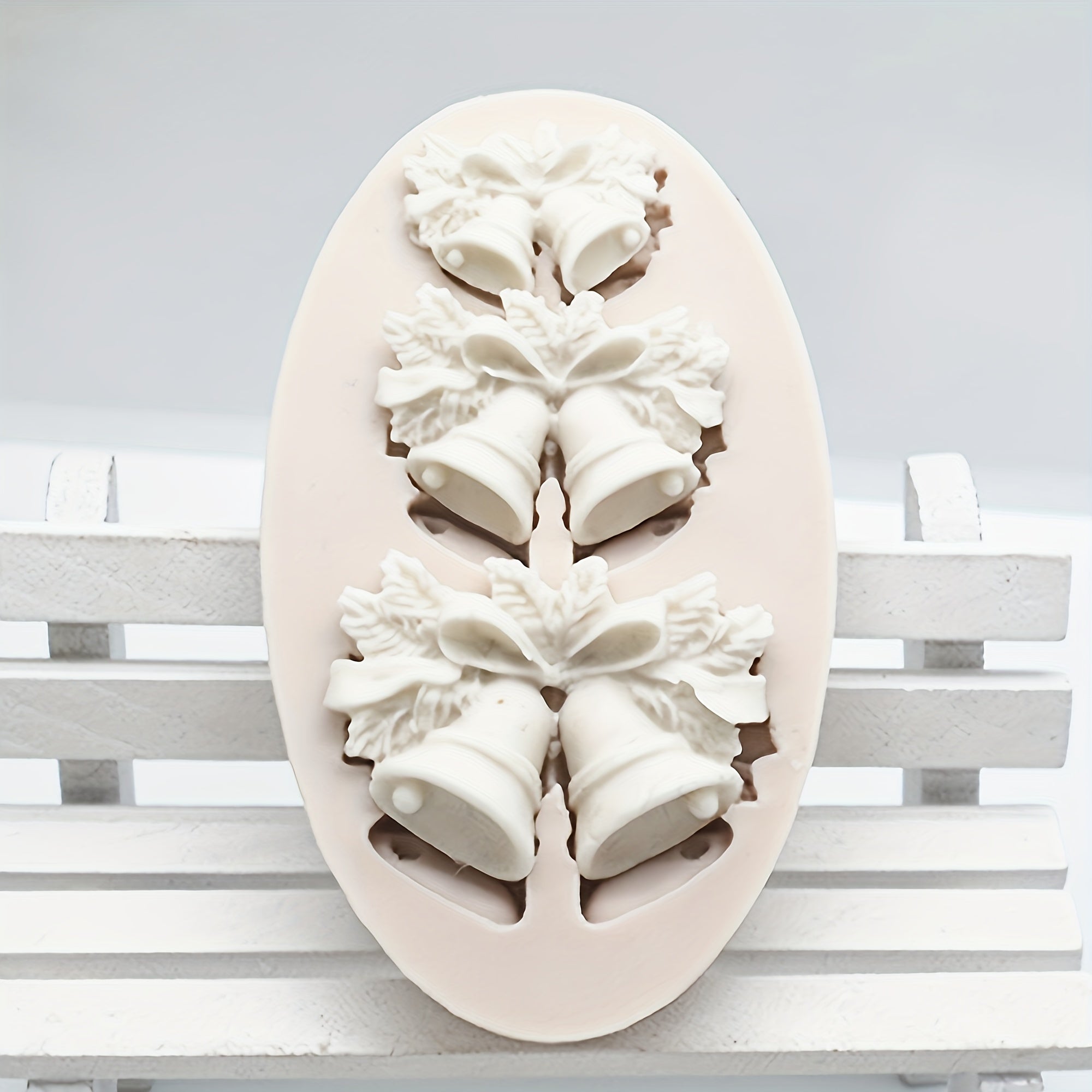 Festive Christmas Bell Silicone Mold for Chocolates and Crafts