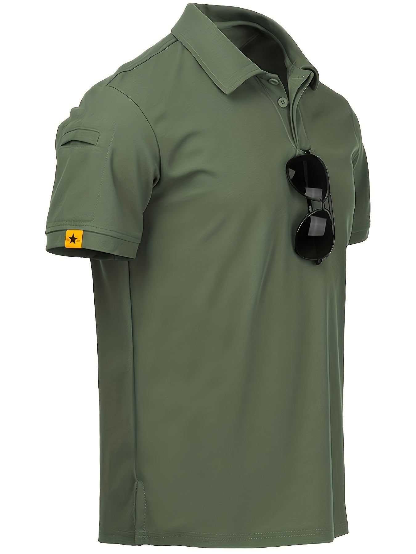 Men's Plus Size Short Sleeve Button Up Shirts Set for Golf Tennis Business Casual Summer