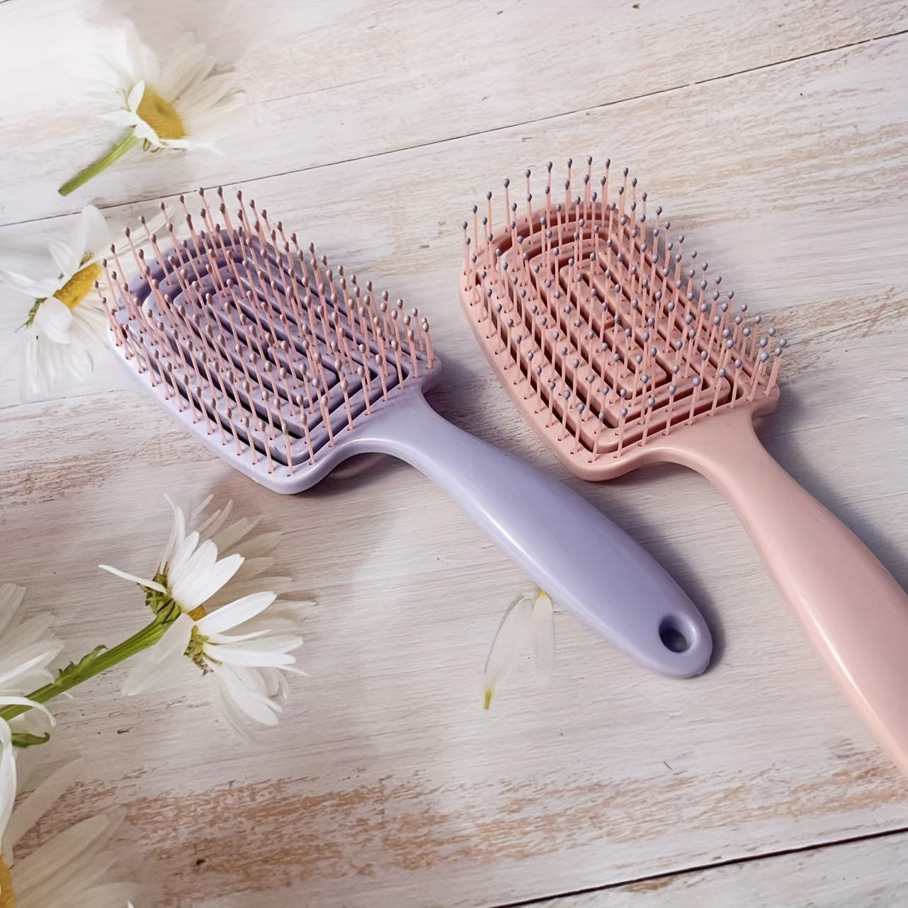 Peine antistático para cabello unisex, desenredante, de peinado, para cabello esponjoso