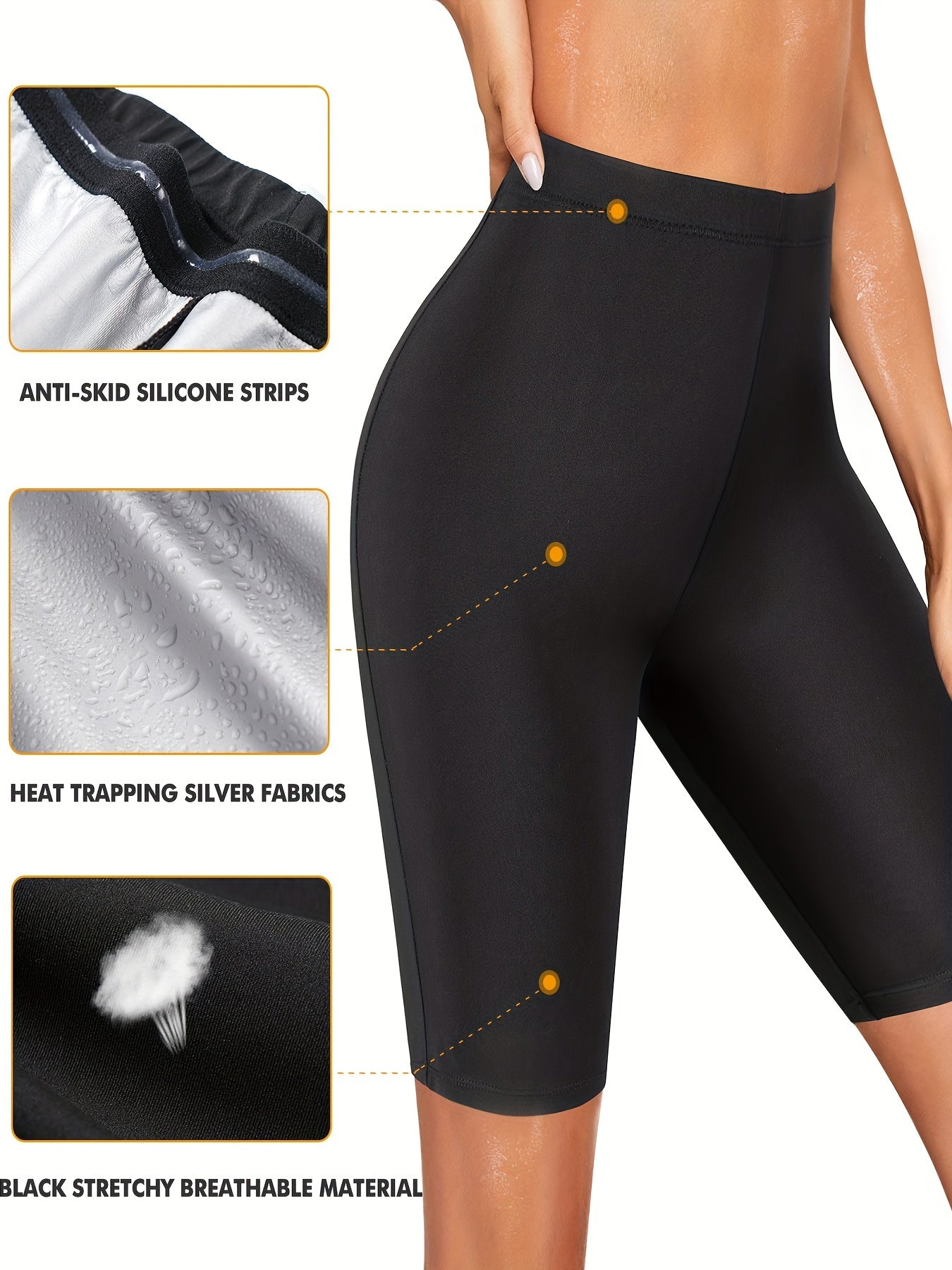 Pantalones cortos de cintura alta para adelgazar, control de abdomen, ropa de compresión moldeadora para mujeres