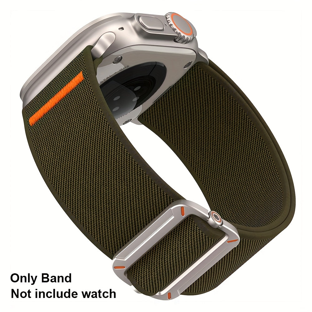 Stretchy Nylon Sport Band for Apple Watch Ultra Series 42mm 49mm Men Women