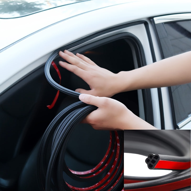 Car Weather Stripping Seal for Doors, Hood, Trunk Synthetic Rubber Heavy Duty