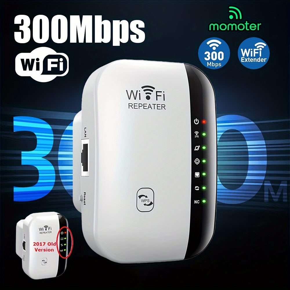 300Mbps Dual-Band Wi-Fi Repeater Router Signal Booster for Large Homes