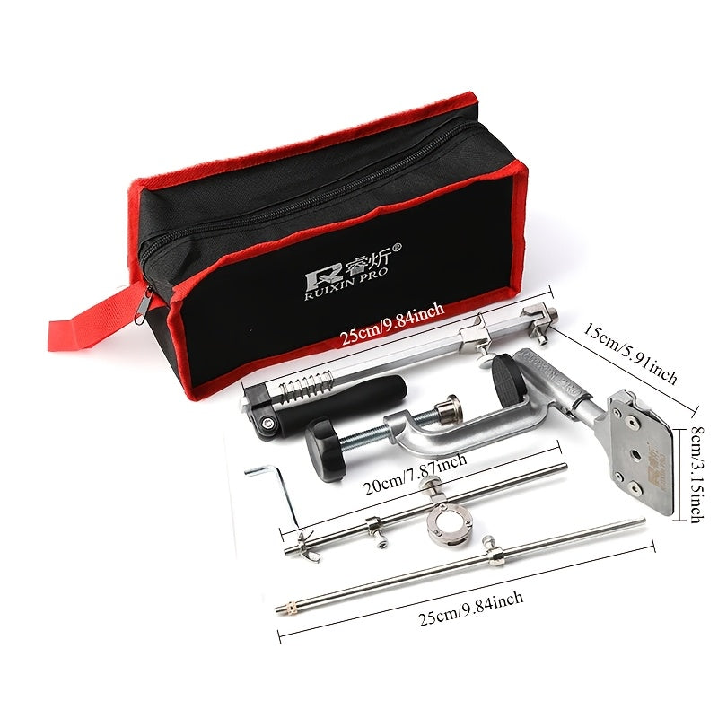 Sistema de afilado de diamantes para cuchillos con cortador de ángulo fijo y juego de piedras manual, incluye tira de cuero para cuchillos de cocina y caza, no eléctrico, versátil