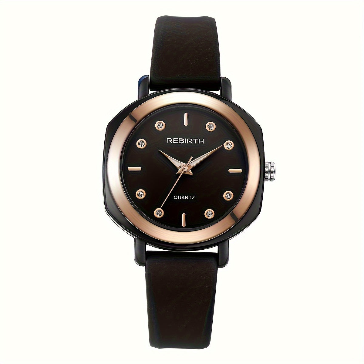 Ayollar uchun kichik kvarts soat, chiroyli silika jel strap va nafis dizayn bilan