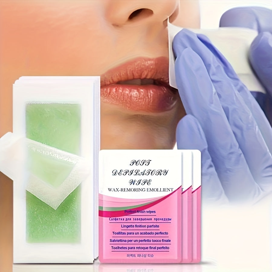 Cera en tiras para hombres, mujeres y unisex, eliminación del vello, ámbar, vitamina E, paquete de 10, 20 y 30