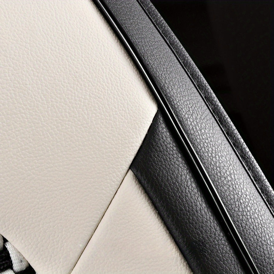 Summer Cooling Breathable Seat Cover Set for SUVs Low Profile Checkered