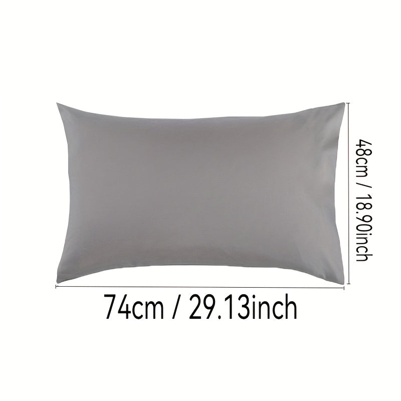 Soft Brushed Pillowcase 47.98x73.99cm Wrinkle Fading Stain Resistant Envelope Closure