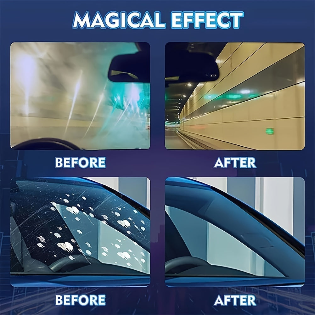 Car Wipes Pack 12/24pcs Glass Anti-Fog Cleaner for Windows Mirrors