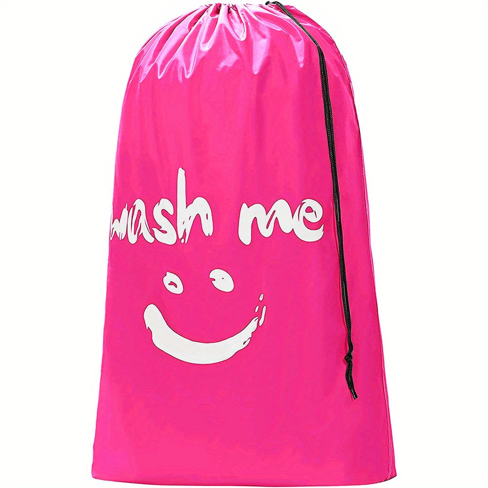 Large Capacity Laundry Bag for Travel Holds Up to 4 Loads Machine Washable Easy Fit in Hamper or Basket